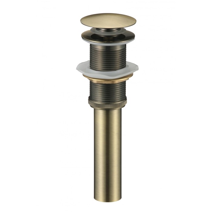 Донный клапан SAVOL S-XS002C, 1 1/4, для раковины, без перелива, латунь, бронза
