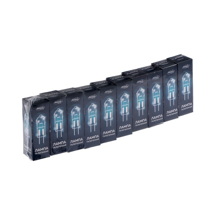 фото Лампы галогенная luazon lighting, g4, 35 вт, 220 в, набор 10 шт.