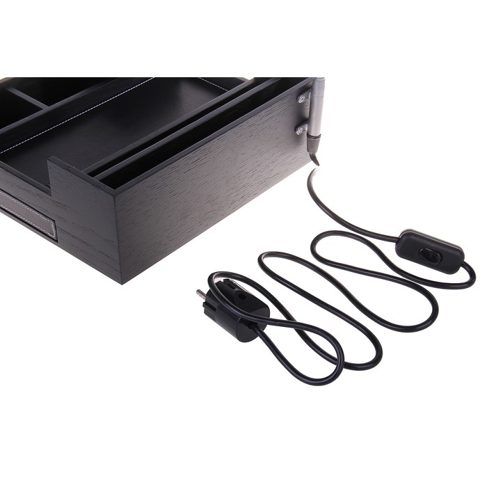 Подставка для письменных принадлежностей с лампой