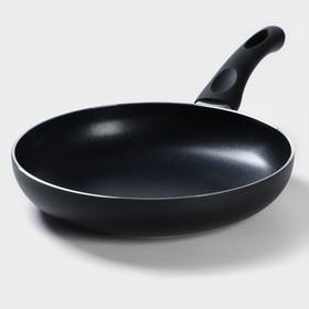 Сковорода Basic, d=22 см, индукция, антипригарное покрытие, цвет чёрный