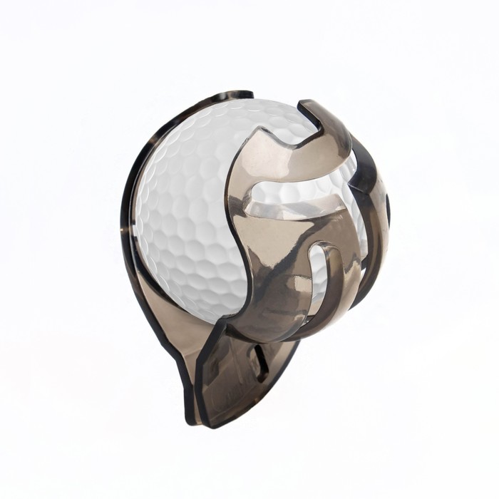 Маркер для гольф-мяча, черный, 4 х 6 х 2.2 см