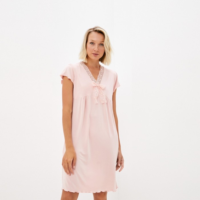 Ночная сорочка «Кимберли», размер M, цвет персиковый фото