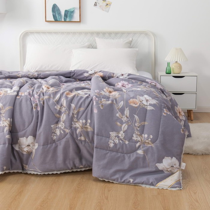Одеяло «Долли», размер 200х220 см, цвет фиолетовый