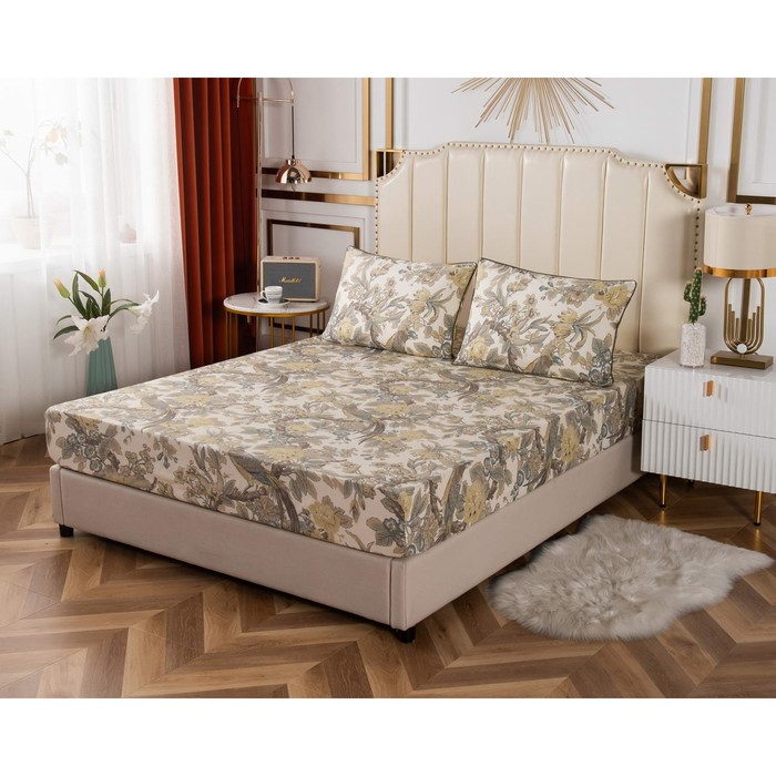 

Простыня с наволочками «Рената», размер 160x200x30 см, 50x70 см - 2 шт