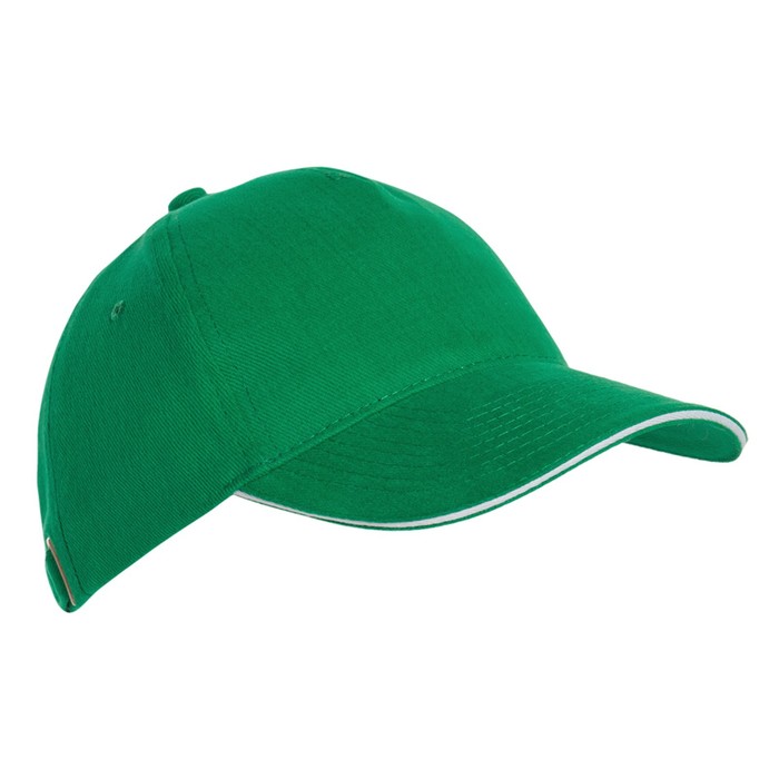 Бейсболка, размер 56-58, цвет ярко-зелёный