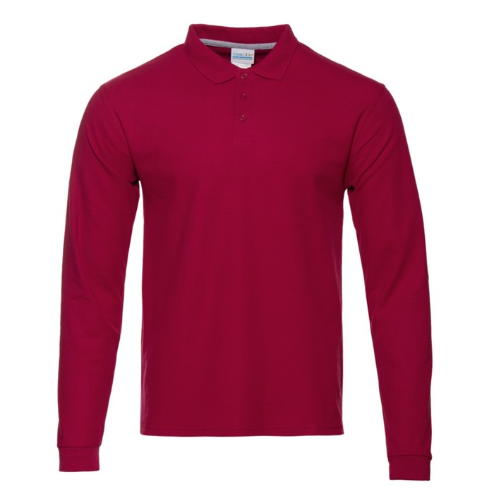 Рубашка мужская, размер 44, цвет бордовый