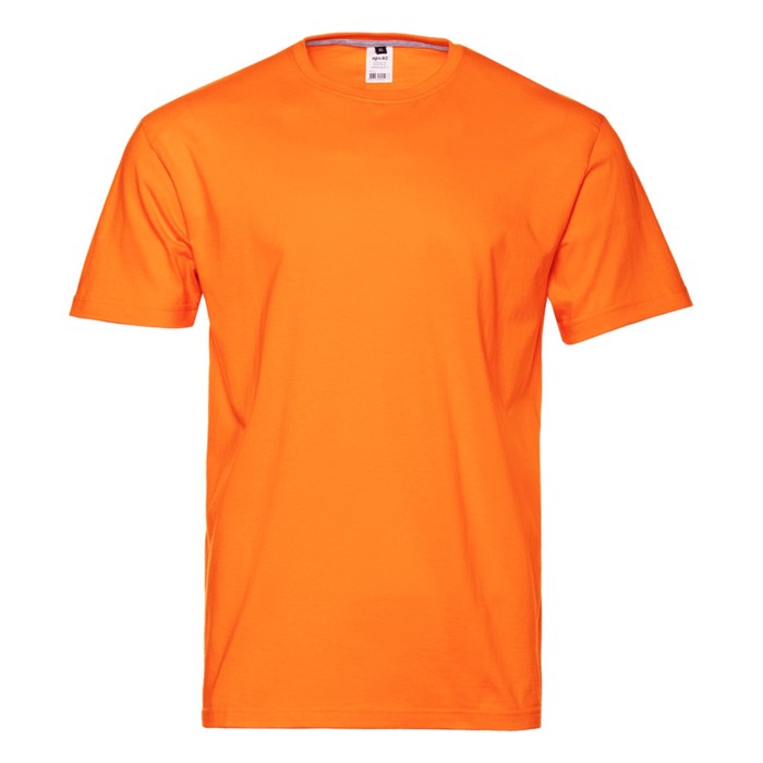 цена Футболка мужская, размер 54, цвет оранжевый