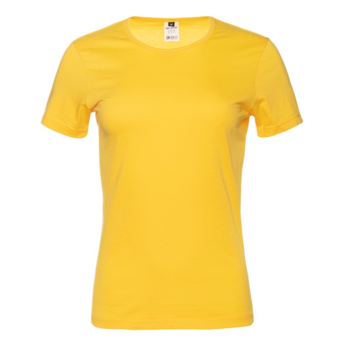 Футболка женская, размер 48, цвет жёлтый толстовка женская размер 48 цвет жёлтый