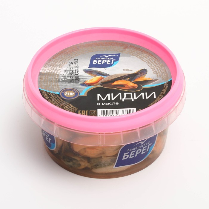 

Морской коктейль в масле (мидии) 210 г Балтийский Берег
