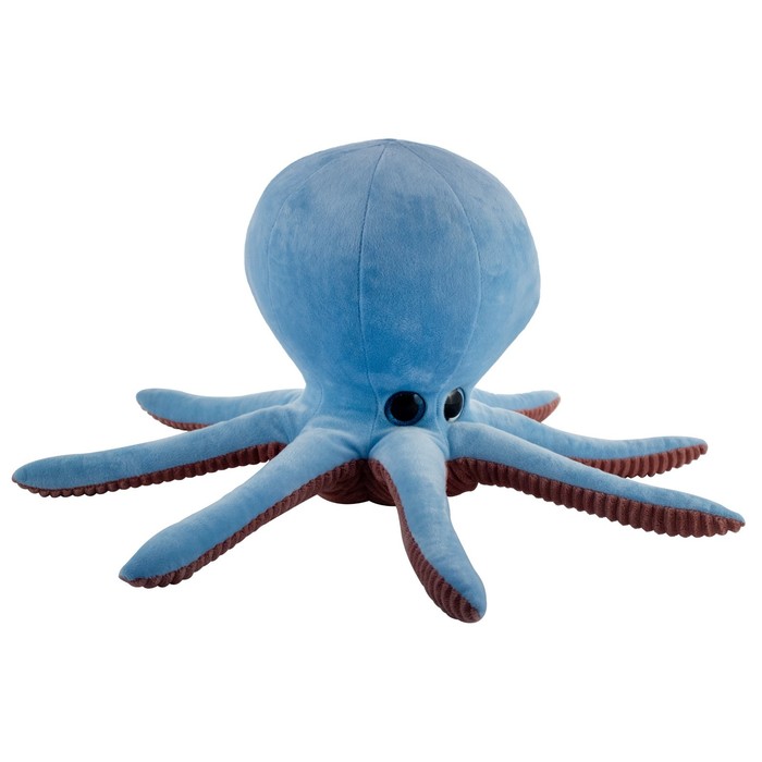 Мягкая игрушка Осьминог, 30х60 см, Tallula, цвет голубой