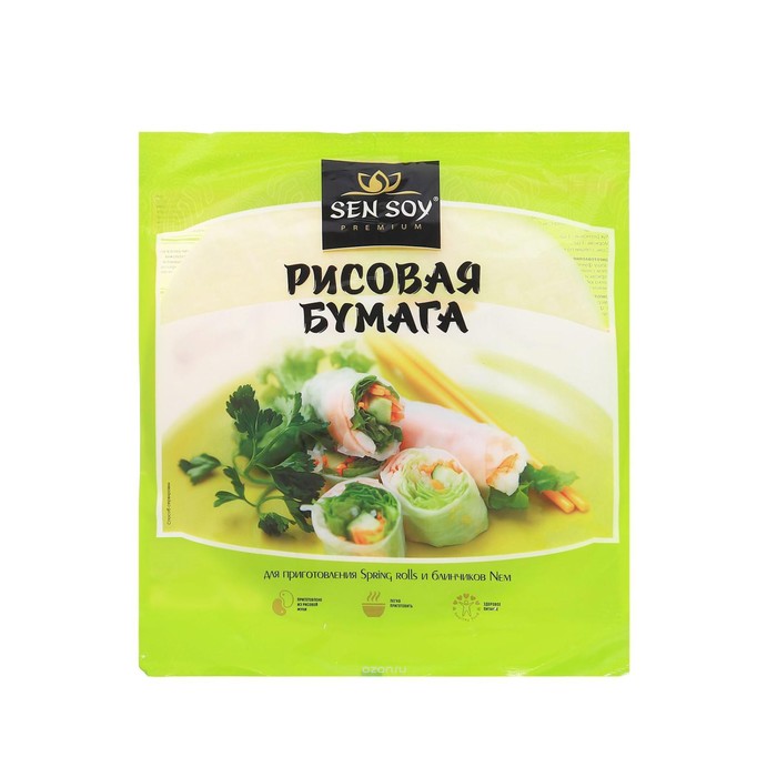 

Рисовая бумага СЭН СОЙ для суши 16мм 100*20