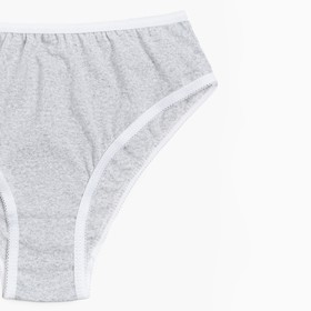 

Трусы женские слипы, цвет серый меланж, р-р 56