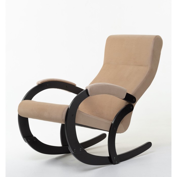 Кресло-качалка «Корсика», ткань микровелюр, цвет beige