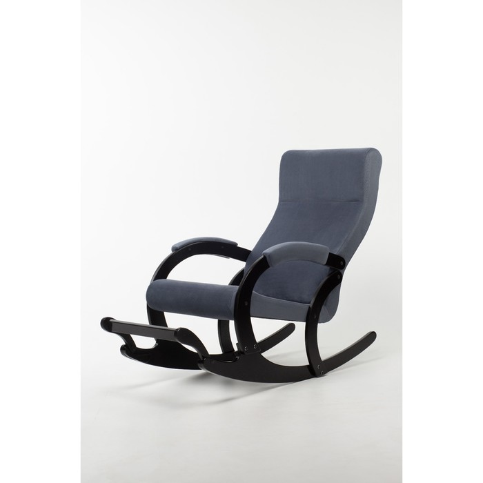 Кресло-качалка «Марсель», ткань микровелюр, цвет navy