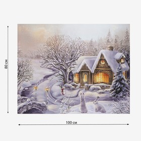 

Картина на холсте «Зима», 80 х 100 см