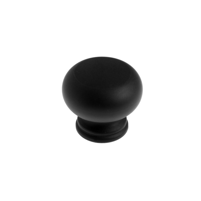 цена Ручка-кнопка CAPPIO, d=30 мм, цвет чёрный