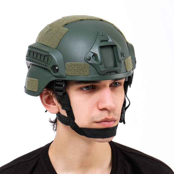 Шлем защитный Storm tactic, зеленый, пластик шлем защитный storm tactic зеленый пластик