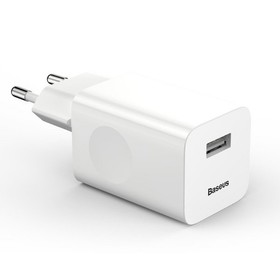 

Сетевое зарядное устройство Baseus Charging CCALL-BX02, USB, 3,4А, 17Вт, QC 3.0, белое