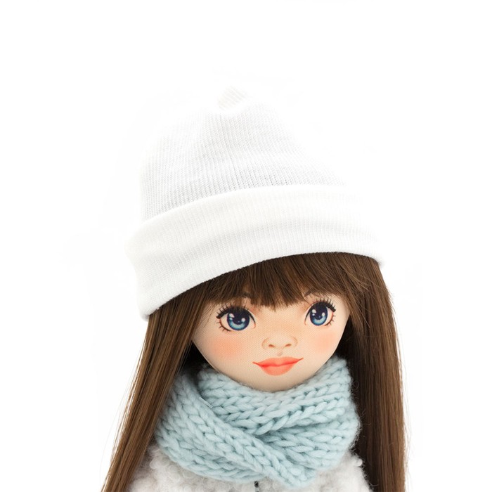 Мягкая кукла "Sophie в белой шубке", 32 см SS03-09