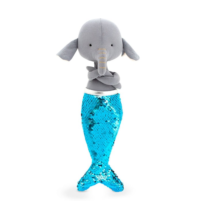 Мягкая игрушка «Слонёнок Элис Русалка», 30 см мягкая игрушка слонёнок элис русалка 30 см