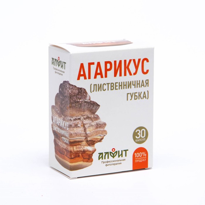 Агарикус Алфит, 30 капсул по 500 мг