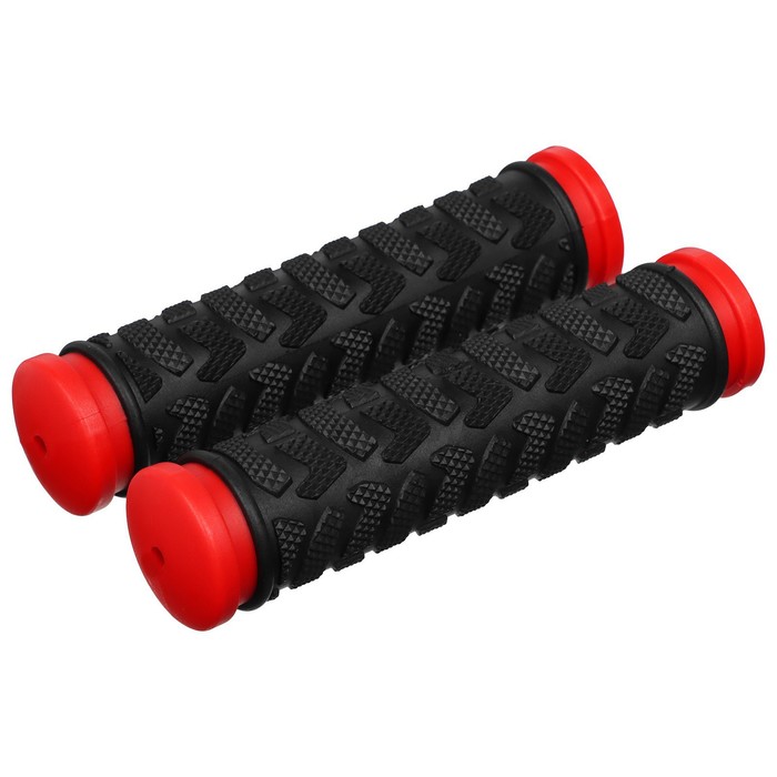 фото Грипсы dream bike, 125 мм, цвет чёрный/красный