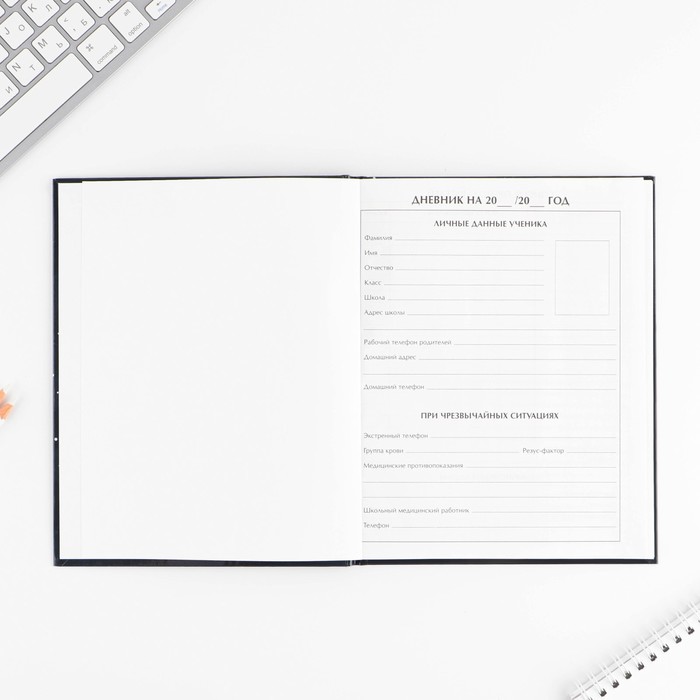 Дневник школьный для 1-11 класса, в твердой обложке, 40 листов, «Космонавт» 7558210