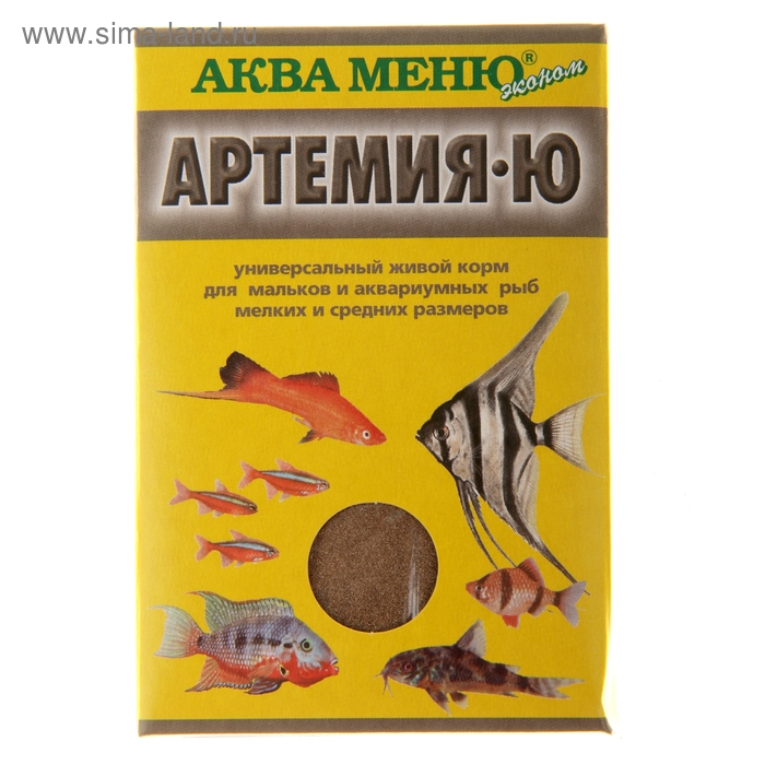 Корм Аква меню Артемия-Ю для рыб, 30 г