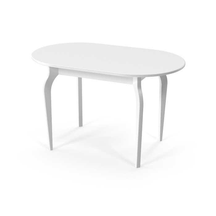 Обеденный стол KAMELOT, 1200 × 700 × 750 мм, овальный, цвет белый стол обеденный кросс 1200 × 750 × 720 мм цвет белый