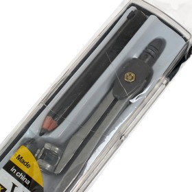 

Циркуль металлический 125 мм, с карандашом, в пластиковом пенале (козья ножка), МИКС