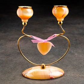 

Подсвечник "Сердечко", селенит