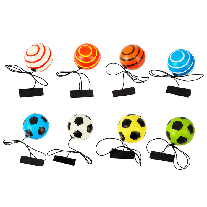 фото Мягкий мяч «игровой», с резинкой, в шоубоксе funny toys
