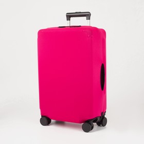 Чехол на чемодан 20', цвет розовый Ош
