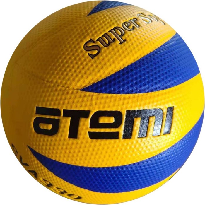 фото Мяч волейбольный atemi premier, синт. кожа pu soft ламинир, 8 п, окруж 65-67, клееный