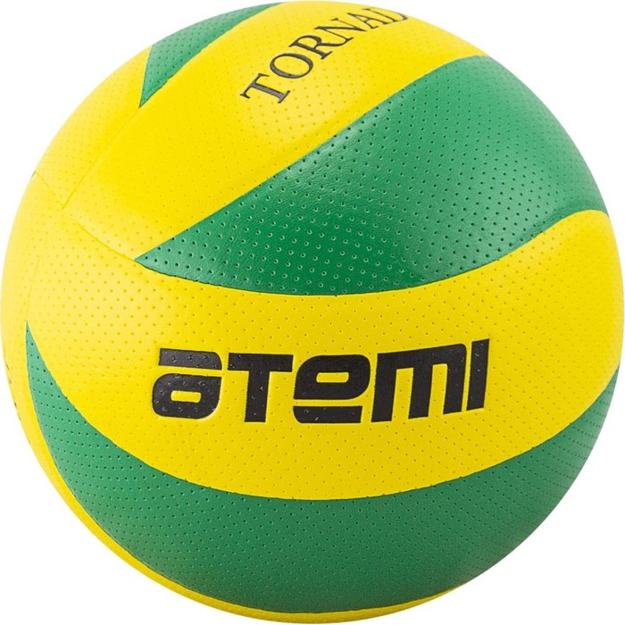 фото Мяч волейбольный atemi tornado, синтетическая кожа pvc, 8 п, клееный, окруж 65-67