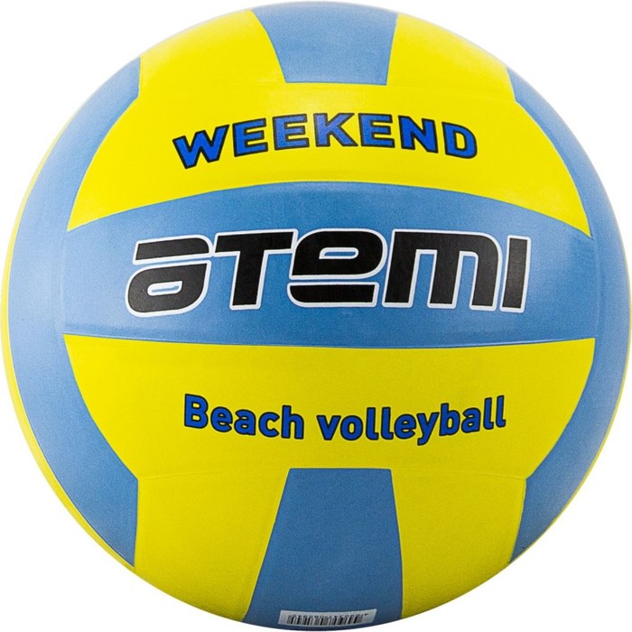 фото Мяч волейбольный atemi weekend, резина, желт-голубой, р. 5, окруж.65-67