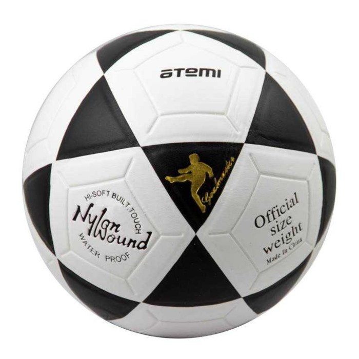 Мяч футбольный Atemi GOAL, PVC, размер 5, ламинированный, окруж 68-71, клееный
