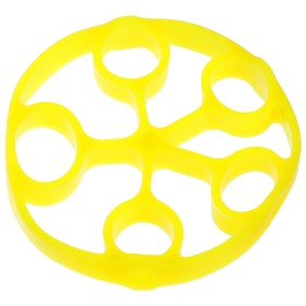 Эспандер для пальцев, нагрузка 4,5 кг (10 LB), 7 см, цвет жёлтый Ош