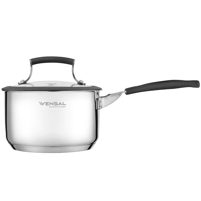 

Ковш с крышкой из нержавеющей стали 1.9 л, Vensal Nuances de goût