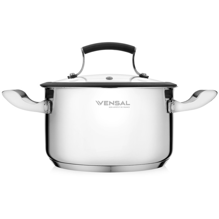 

Кастрюля с крышкой 3.5 л, Vensal Nuances de goût