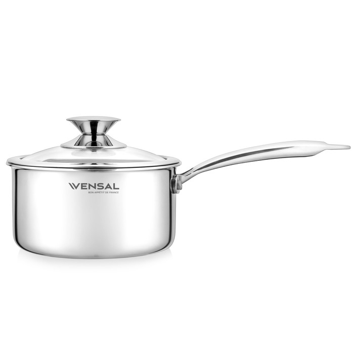 

Ковш с крышкой трёхслойный, 2.2 л, Vensal Le Chef