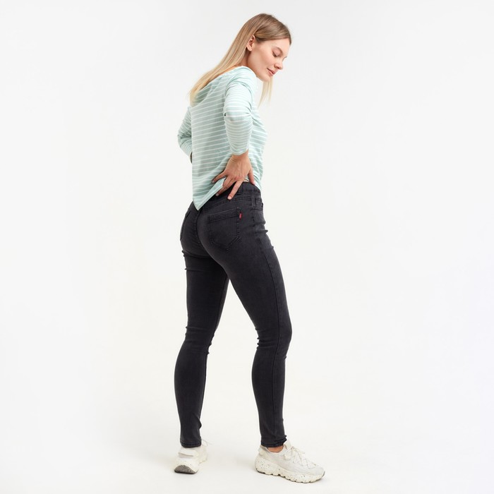 

Джинсы женские, цвет серый, размер 44-46 (29)