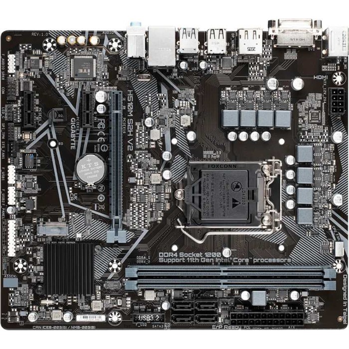 

Материнская плата Gigabyte H510M S2H V2, LGA1200, H510, 2xDDR4, HDMI, mATX