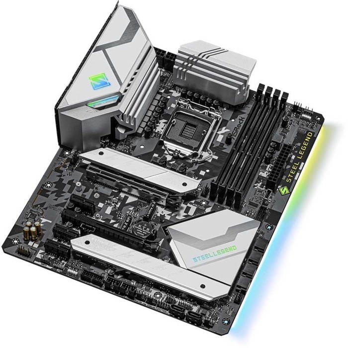 фото Материнская плата asrock z590 steel legend, lga1200, z590, 4xddr4, hdmi, atx