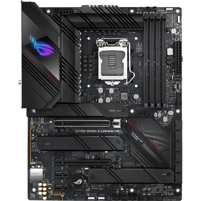 фото Материнская плата asus rog strix b560-e gaming wifi, lga1200, b560, 4xddr4, hdmi, atx