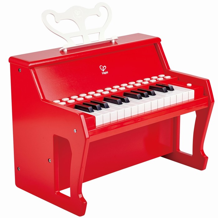 Игрушка музыкальная «Пианино», красная игрушка музыкальная пианино с табуреткой красная