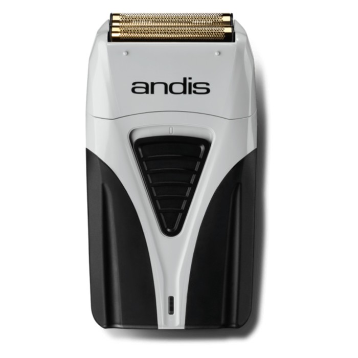 Электробритва Andis TS-2 17205, 10 Вт, сеточная, 2 головки, сухое бритье, от АКБ,