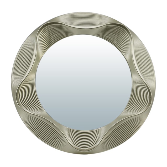 Зеркало Qwerty «Гавр», декоративное, d=17см, цвет серебро
