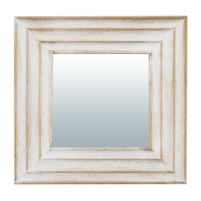 Зеркало Qwerty «Кале», декоративное, 14х14 см, цвет белый