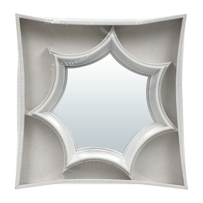 Зеркало Qwerty «Турин», декоративное, 25 см, цвет белый